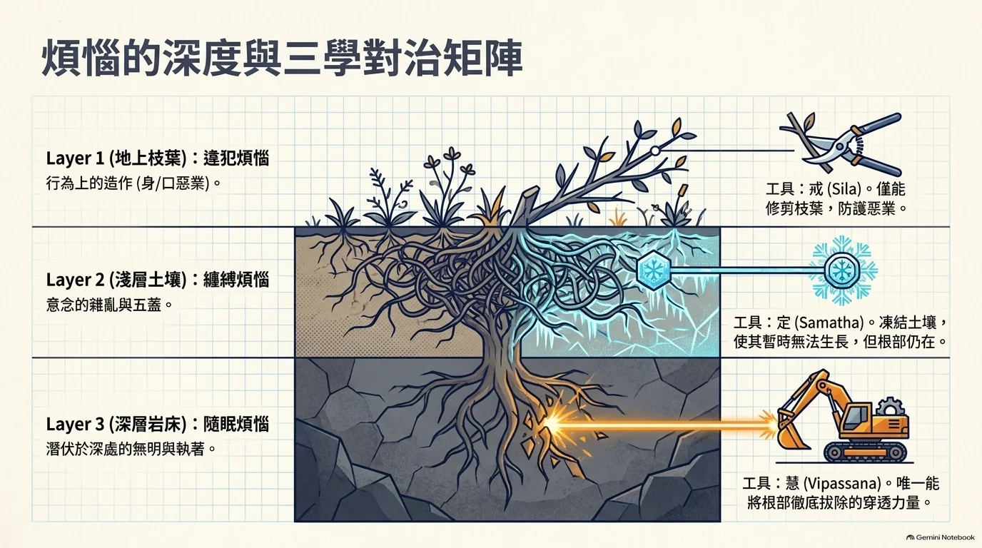 手觸桌面特寫與光影,象徵觸的當下先於概念